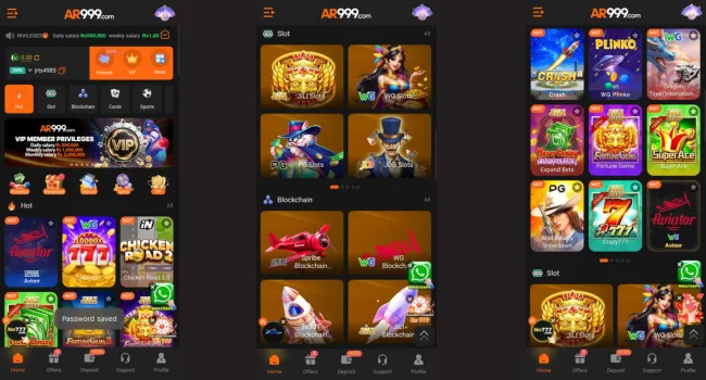 AR999 Game Download APK Login App Image